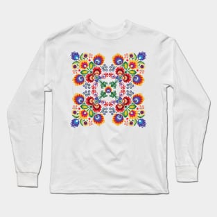 Folk composition 001 Long Sleeve T-Shirt